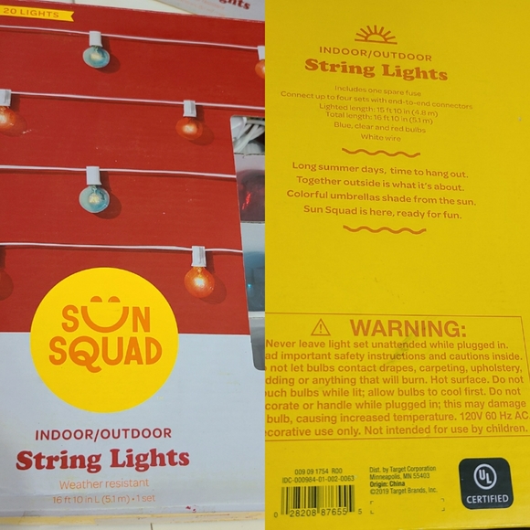 4 Pc Star Decor Set*Pillows,Lights, Planter*New! - Picture 5 of 7